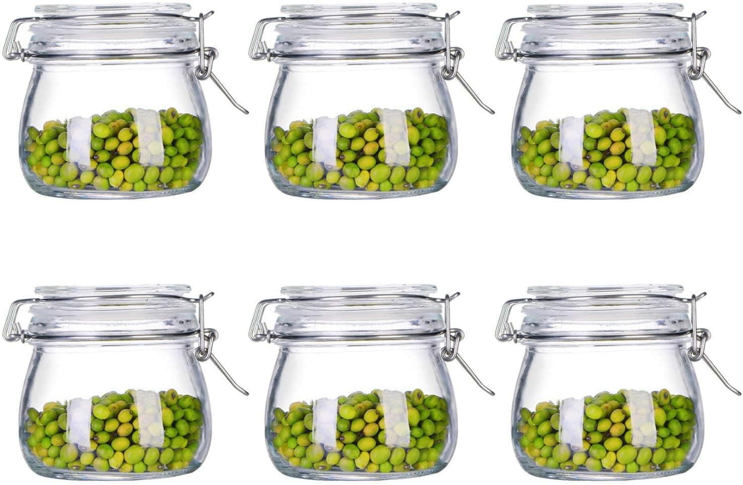 Bocal en verre hermetique 500ml