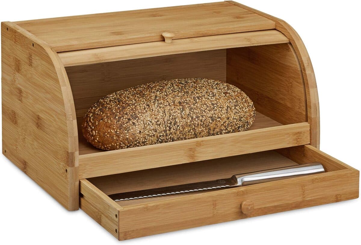 Boîte à pain en bois