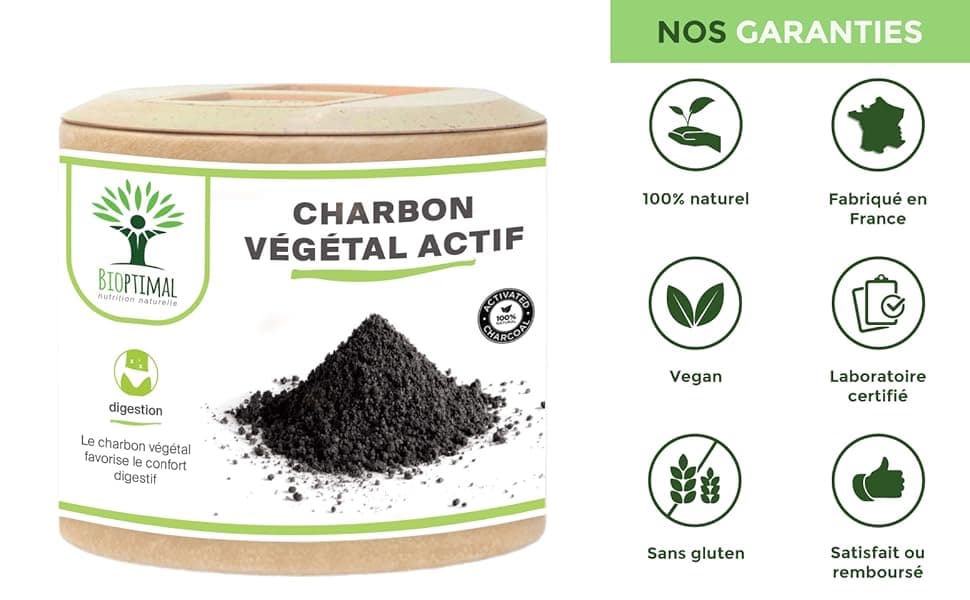 Charbon végétal activé gélules