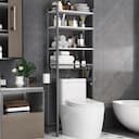 Étagère au-dessus des toilettes