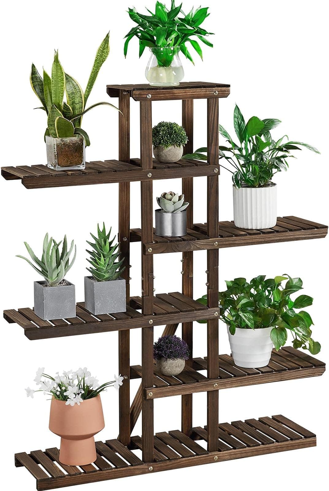 Étagère en escalier pour plantes