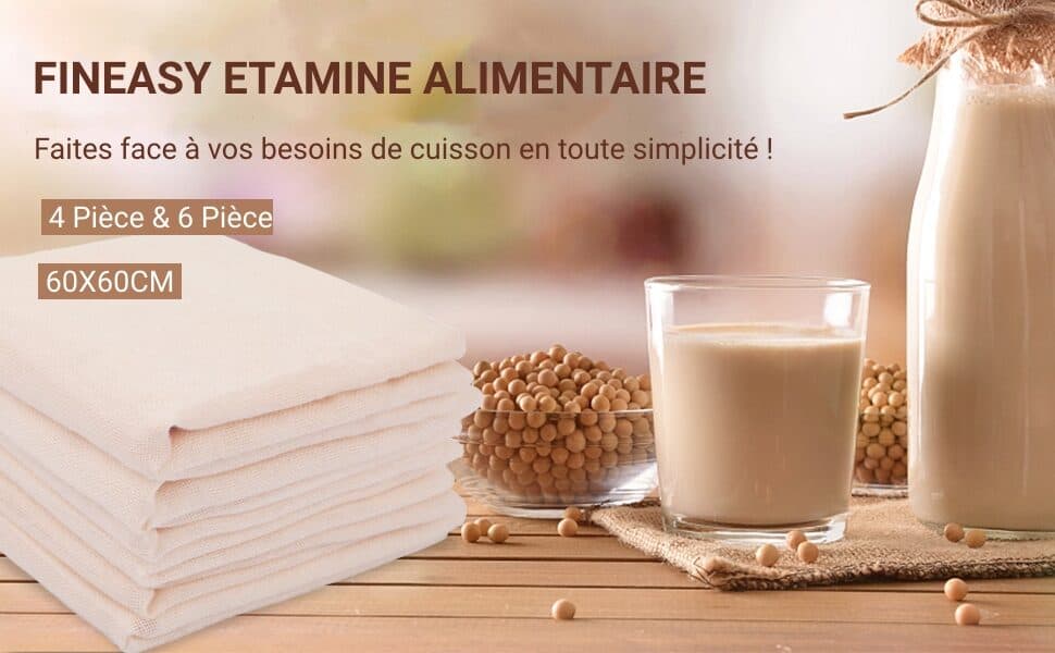 Etamine alimentaire coton lot