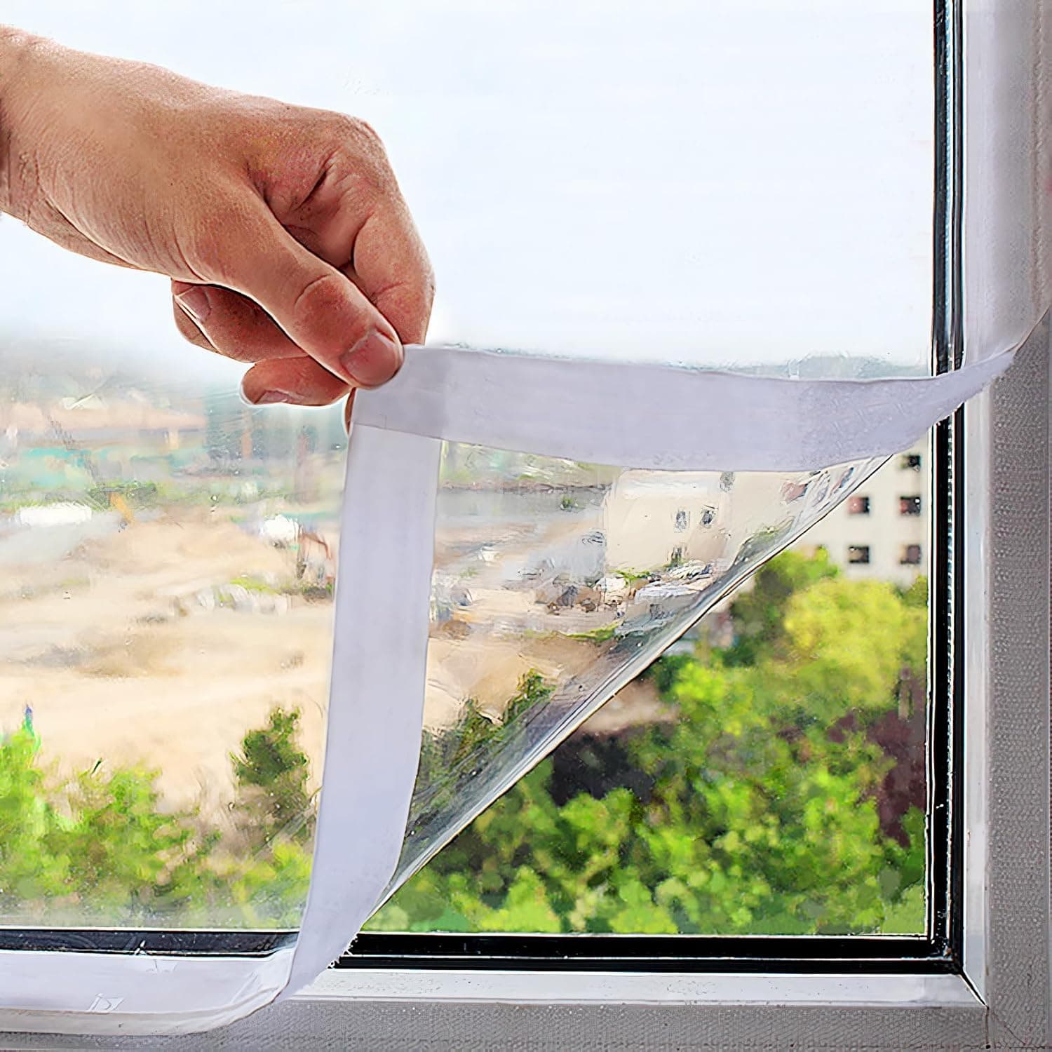 Film isolant plastique fenêtre