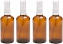 Flacons verre ambre 100ml lot
