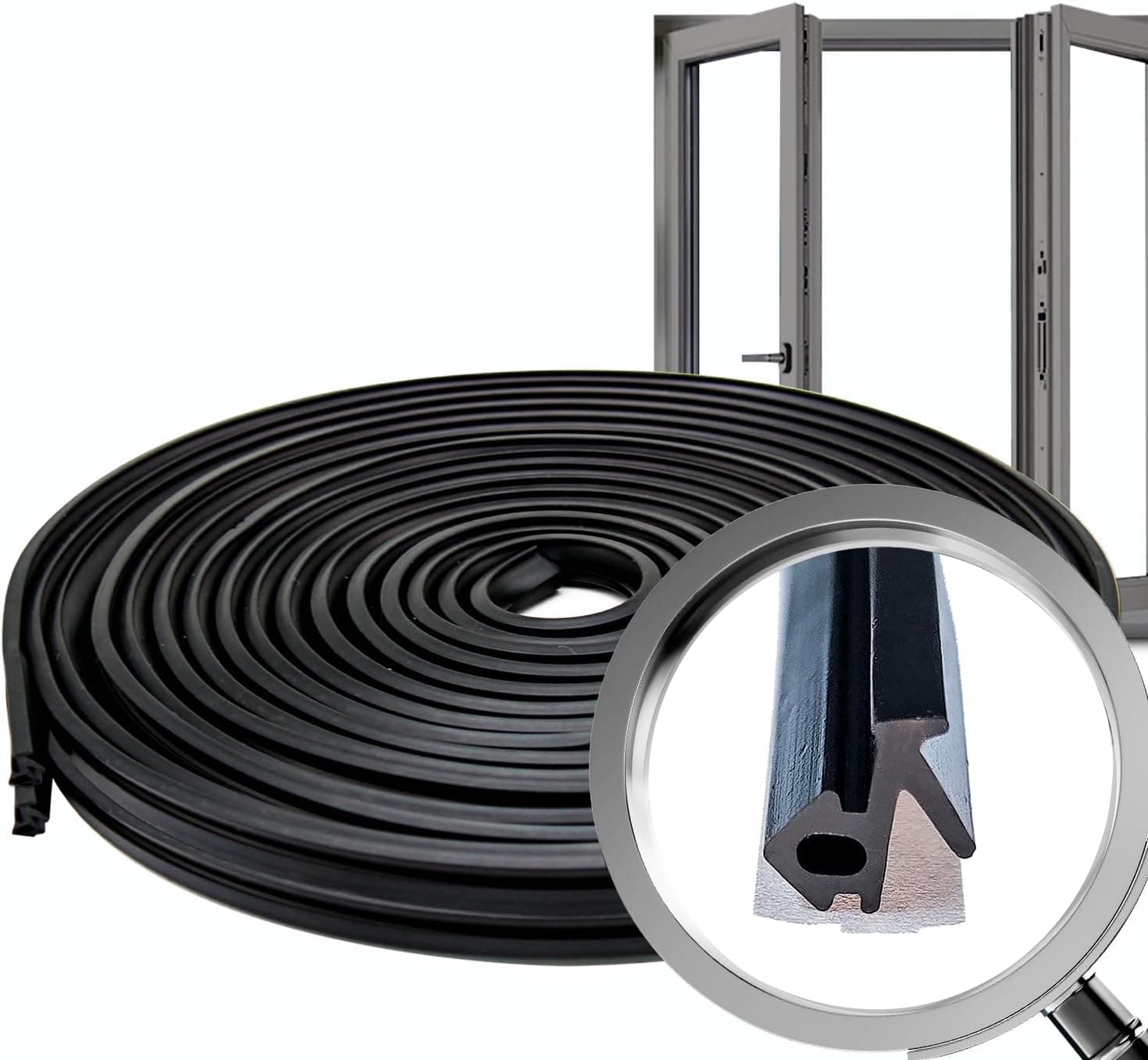 Joint caoutchouc EPDM fenêtre rouleau