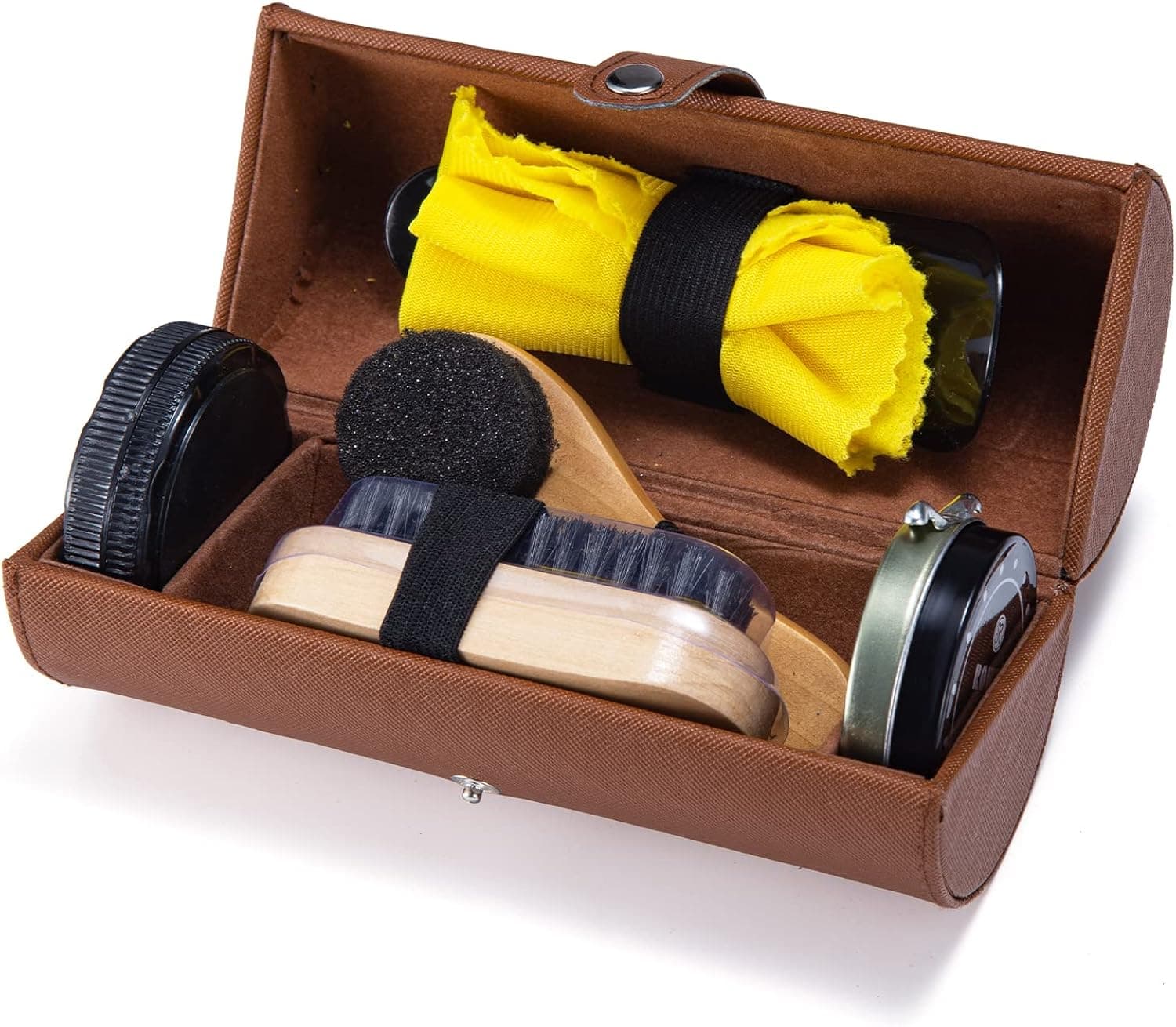 Kit entretien chaussures cuir brosses