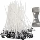 Meches bougies pre-cirees avec support lot 100