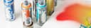 Peinture acrylique spray multi-couleurs