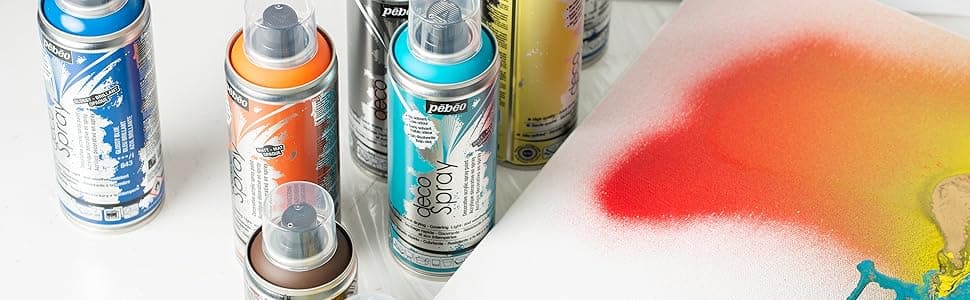 Peinture acrylique spray multi-couleurs