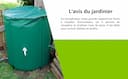 Récupérateur d'eau de pluie 300L