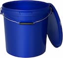 Seau plastique avec couvercle 20L