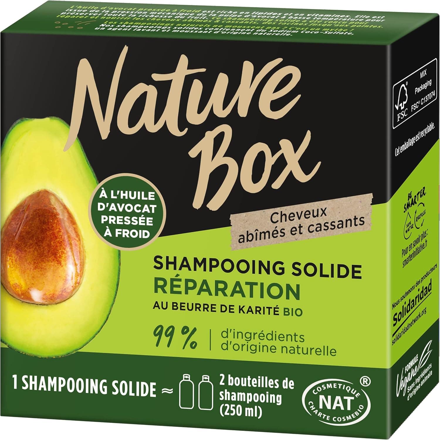 Shampoing solide naturel