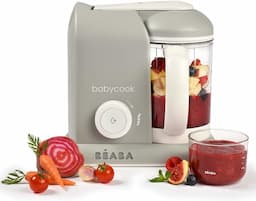 Béaba Babycook Solo (le pionnier 4-en-1, bol XL 1,1 L, lame effet cyclone)