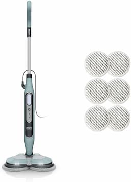 Shark Steam Mop S8201EU (2 tampons rotatifs, 3 réglages auto)