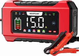 NEXPEAK Chargeur 12V 15A / 24V 8A LiFePO4 et plomb