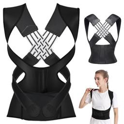 HBSFBH Correcteur de posture réglable, redresse-dos respirant et lavable