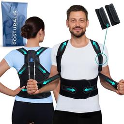 POSTURALIS Correcteur de posture avec 2 supports d'épaules réglables