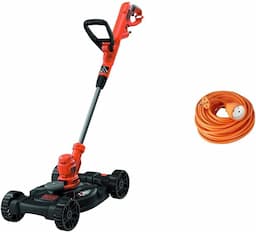 BLACK+DECKER 3-en-1 filaire 550 W (coupe-bordure, dresse-bordure, tondeuse)
