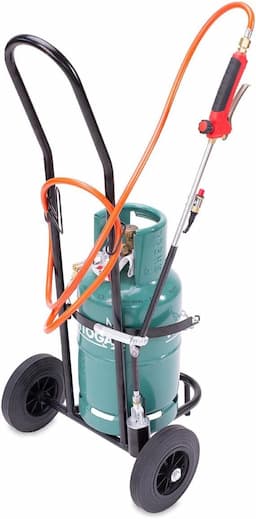 PROWELTEK Désherbeur Thermique Pro (kit propane 1700 °C + chariot)