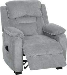 HOMCOM Fauteuil relax électrique (150°, moteur silencieux, 2 mémoires, USB)