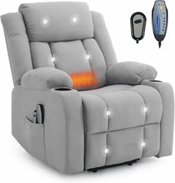 TactFire Releveur Massage & Chaleur (8 points, gris clair)