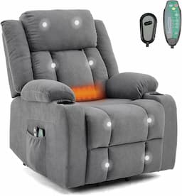 TactFire Releveur Massage & Chaleur (8 points, gris foncé)
