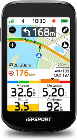 iGPSPORT BSC500 (grand écran tactile 3,3", 32 Go)