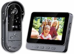 TKMARS Sonnette vidéo 1080P avec écran 4,3", sans WiFi