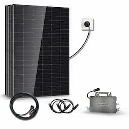DMEGC — kit solaire 2000 Wc, 4 panneaux bifaciaux bi-verre