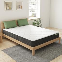 Novilla Matelas 90x190 cm Mémoire de Forme 20 cm, Réversible, Bambou