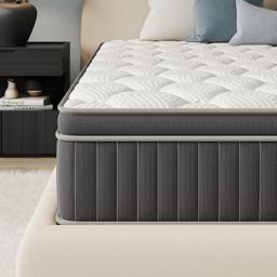 TXO Matelas 90x190 Ferme H4 25 cm Ressorts Ensachés Renforcés