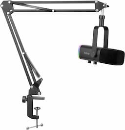 FIFINE USB/XLR (dynamique streaming, RGB, cardioïde)