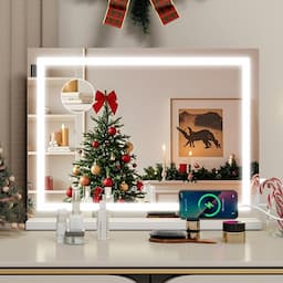 YOURLITE Miroir Hollywood 58×45 cm Loupe ×10