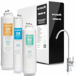 Ecosoft CROSS90 — osmose inverse à débit direct 1,5 L/min anti-PFAS