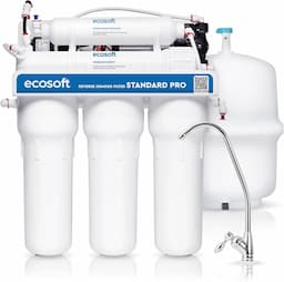 Ecosoft Standard Pro — osmose inverse 5 étapes avec pompe et minéralisation