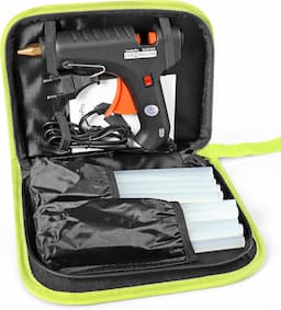 LeaderPro Pistolet à colle 60 W + trousse à outils + 20 bâtons