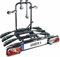 EUFAB 11556 (4 vélos, pliable, charge 60 kg, 13 broches)