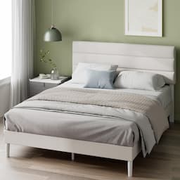 Zinus Piper Sommier tapissier 140x190 avec tête de lit