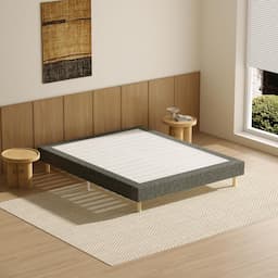 DEWINNER Sommier tapissier 140x190 gris 9 pieds (127 €)