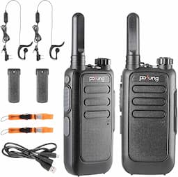 Baofeng T15 (rechargeable 1500 mAh, 16 canaux, robuste)