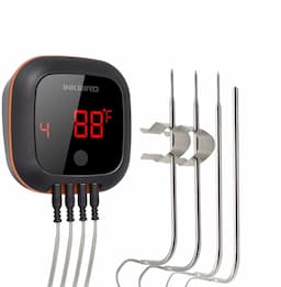 Inkbird IBT-4XS (Bluetooth, 4 sondes à câble, aimanté rechargeable)