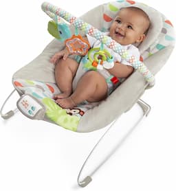 Bright Starts (transat vibrant, barre de jouets amovible, 0-6 mois à 9 kg)
