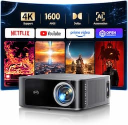 TOPTRO X9 (1600 ANSI, tri-laser RGB, Netflix, Dolby 36 W)