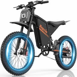 YVY Q8 fat bike 25" (moteur 200 Nm, batterie 60 V 35 Ah, double suspension)