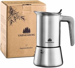 Groenenberg Cafetière Italienne Induction inox 6 tasses