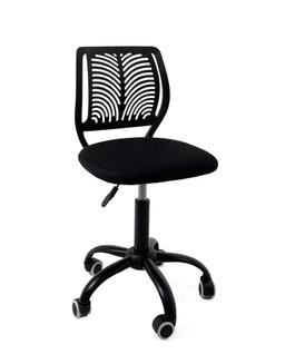 KAYELLES SAWI – chaise de bureau enfant et junior, assise mesh, noir