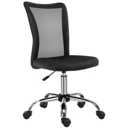 Vinsetto Chaise de Bureau Ergonomique Pivotante Hauteur Réglable Noir