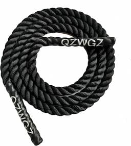 QZWGZ Corde lestée 1,2 kg (câble polyester, musculation tout le corps)