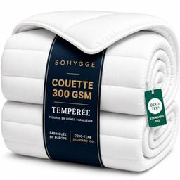 SOHYGGE couette 220x240 microfibre 300 g/m² anti-acariens