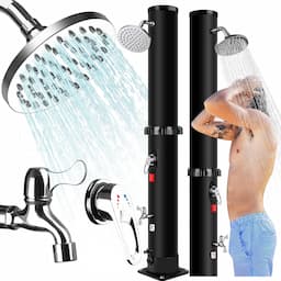 Qdreclod Douche Solaire 40 L pommeau effet pluie